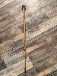 Vintage natural wooden ball knob walking sticks cane 34inch - Picture 1 of 7
