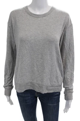 Splendid Womens Gray Pullover Sweatshirt Crew Neck Modal Size S - Image 1 of 4