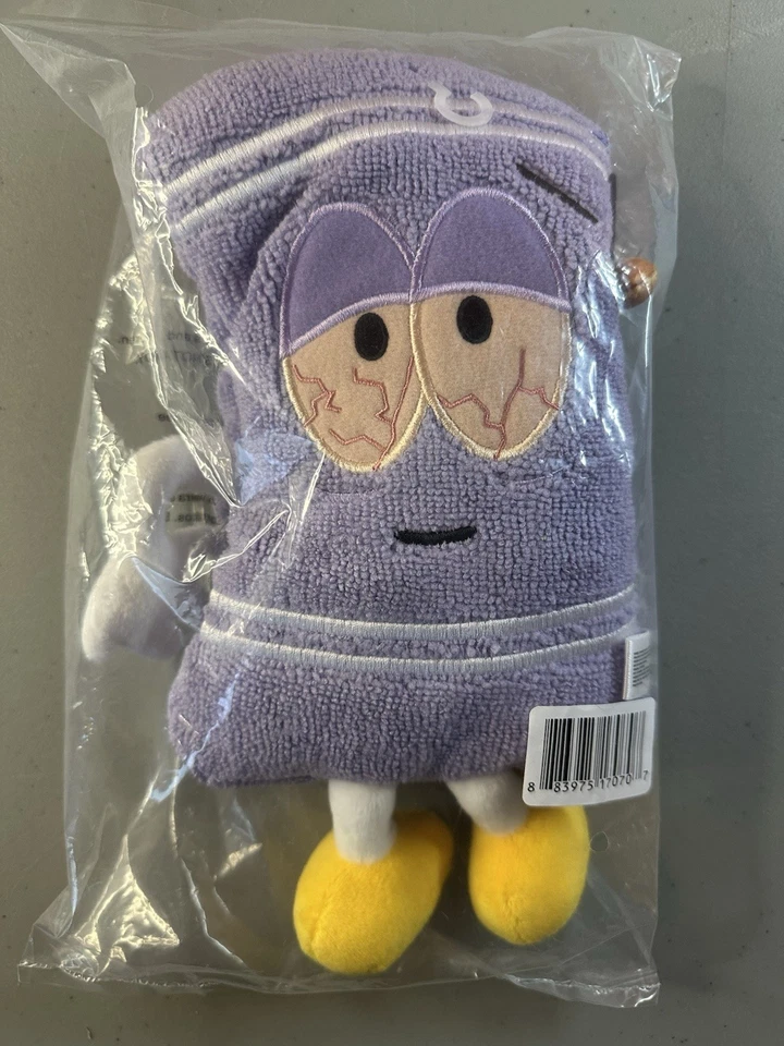 Toalla South Park de felpa apedreada 10" KidRobot Phunny nueva con etiquetas Foto 1 de 4