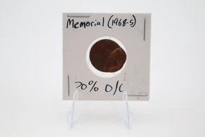 1968-S Lincoln Memorial Cent — Rare 70% Off-Center Mint Error - Picture 1 of 2
