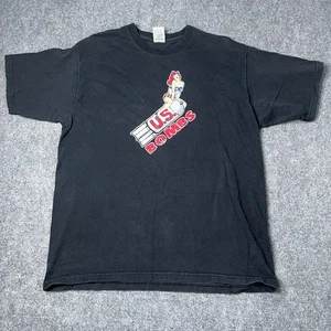 Vtg 1999 US Bombs World Tour T-shirt Mens L Punk Rock Band Tee Concert Shirt 90s - Picture 1 of 8