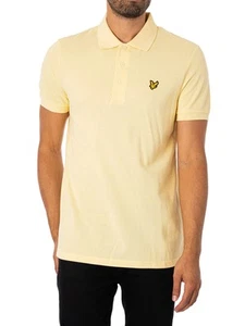 Lyle & Scott Men's Embroidered Logo Polo Shirt, Yellow - Picture 1 of 5