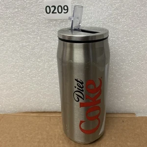 Diet Coke 7" Stainless Steel Travel Mug Tumbler with Built ( 12 OZ ) - Picture 1 of 7