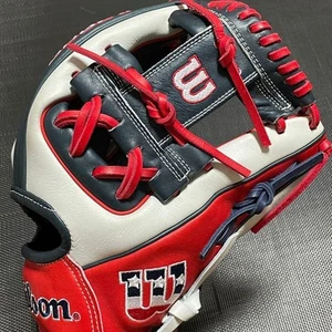 Wilson A2000 11.5 Infield Right Red WBW100297115 Country Pride Japan - Picture 1 of 9