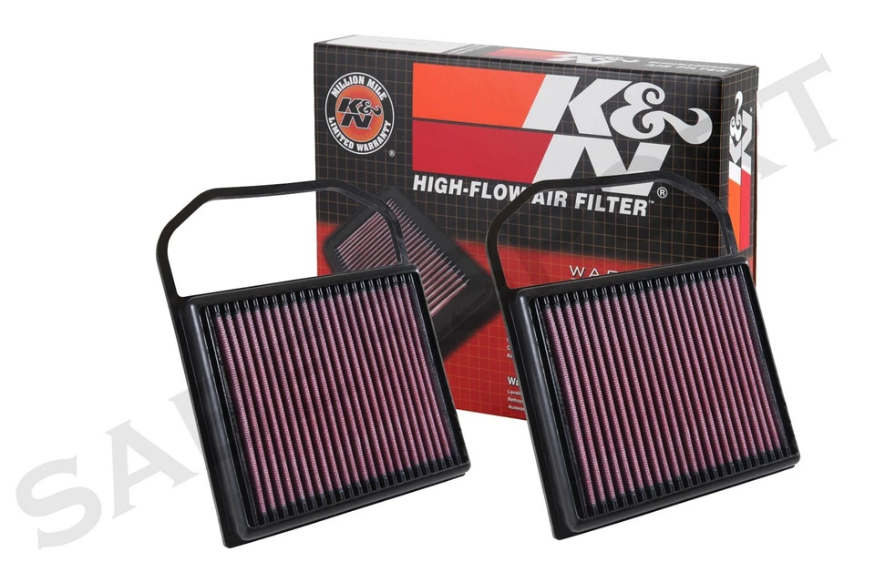 Dos filtros de admisión de aire de alto flujo K&N 33-5032 para Mercedes Benz "Ver detalle" Foto 1 de 1