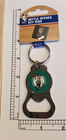 NBA - BOSTON CELTICS BOTTLE OPENER OFFICIAL TEAM KEY CHAIN KEY RING Cover