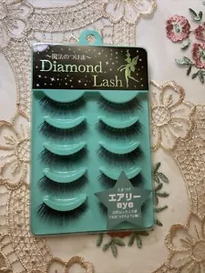 Diamond Lash 5 pairs False Lashes Volume Curl Lashes Wispy Invisible Band - Picture 1 of 2