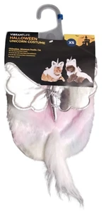 Unicorn Pegacorn Pet Halloween Costume Dog Size XS Vibrant Life New Dress Up - Picture 1 of 6