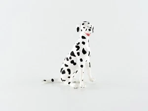 Dollhouse Miniature Fairy Garden Dog / Puppy - Sitting Dalmatian 4cm - Picture 1 of 2