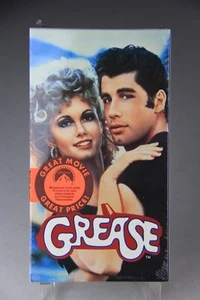 Grease, 1977 Film (VHS, 1990) New Sealed with Paramount Sticker & Seal - Picture 1 of 6