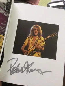 Peter Frampton Signed A WALK IN MY SHOES Booklet w/ Sticker RARE (Humble Pie) - Picture 1 of 5