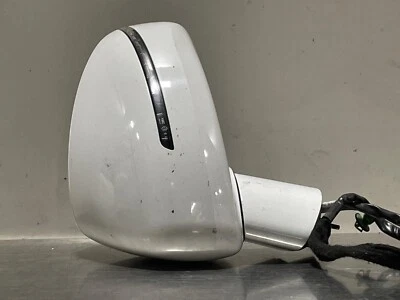 08 Espejo retrovisor eléctrico lado conductor izquierdo Audi TT OEM blanco *menos vidrio* 09-15 Foto 1 de 4