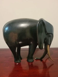 Loet Vanderveen Large Bronze Elephant Sculpture Signed Edition of 500 - Picture 1 of 9