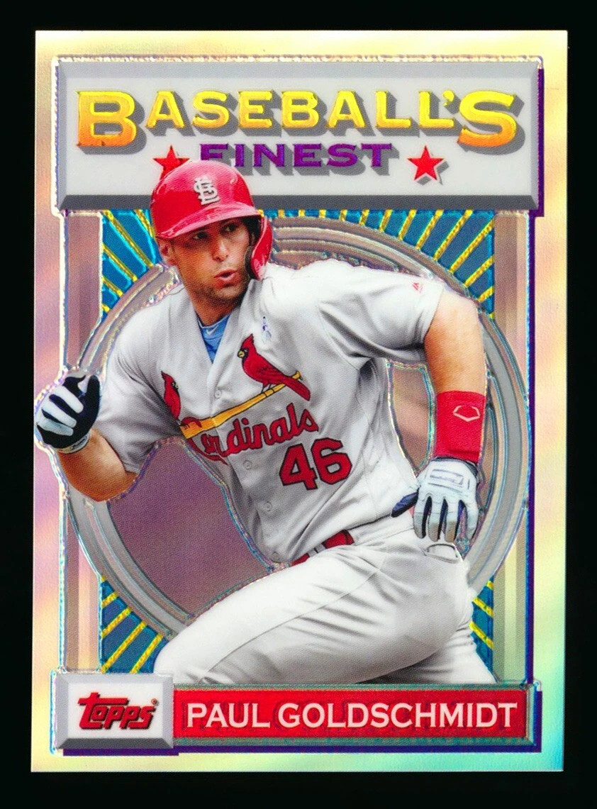 2020 TOPPS FINEST FLASHBACKS PAUL GOLDSCHMIDT 1993 REFRACTOR CARDINALS SP/50!