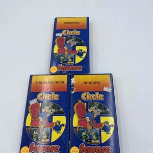 Circle Square Weird Christian VHS lot Kindness, Thankfulness & Sharing RARE 1988 - Imagen 1 de 11