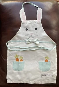 Martha Stewart KINDER BACKEN KOCHEN SCHÜRZE 25" X 19,5" BLUMEN PATCH OSTERN HASE - Bild 1 von 11