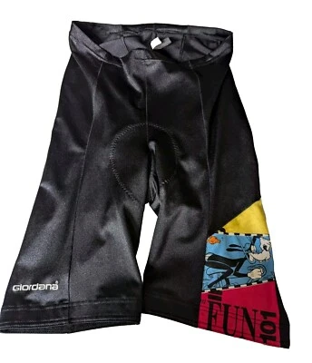Pantalones Cortos de Ciclismo Raro De Colección Disney Giordana Goofy Personaje Mujeres Pequeños Ciclismo Foto 1 de 4