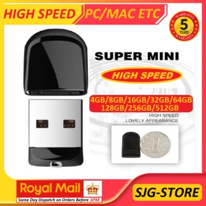 USB  Memory Stick High Speed Mini Flash Pen Thumb Drive 4,8,16,32,64,128GB - Picture 1 of 19