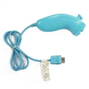 Generic Blue Nunchuck Controller For Wii Gamepad Wii - Picture 1 of 6
