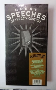 *NEW / SEALED* Great Speeches of the 20th Century (Cassette, 1991) - Picture 1 of 3