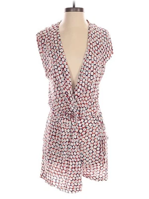 Diane von Furstenberg Women Red Romper S - Image 1 of 2
