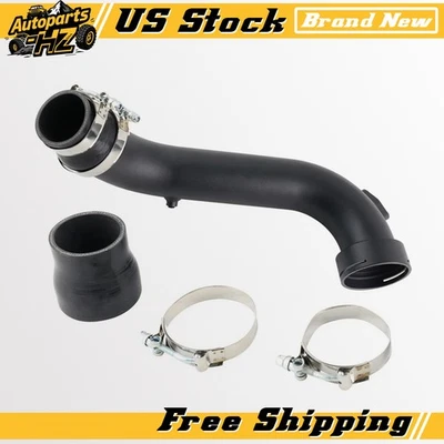 Tubo de carga turbo de admisión de aluminio para BMW N55 135i 335i xDrive 2011-2012 negro Foto 1 de 4