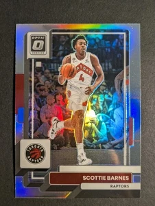 🏀🔥2022-23 DONRUSS OPTIC #20 SCOTTIE BARNES SILVER HOLO PRIZM TORONTO RAPTORS🏀 - Picture 1 of 6