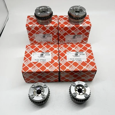 Set Of 4 Camshaft Adjuster For Mercedes-Benz M278 Engine E550 E63 ML550 S550 New Foto 1 de 4