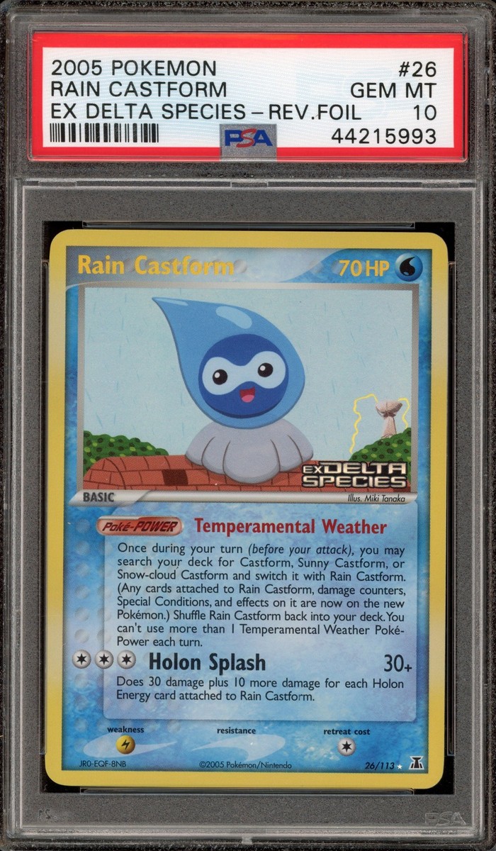 Pokémon TCG Professional Sports Authenticator (PSA) EX Delta Pokémon TCG Professional Sports Authenticator (PSA) EX Delta