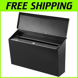 Contemporary Wall Mount Mailbox with Security Lock – Ideal for Home & Office Use - Picture 1 of 10