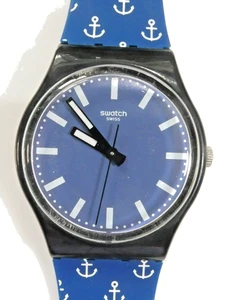 A Superb 2017 Swatch Watch GN247 ANCHOR BABY New Batt, Mint Cond, Box, Papiere - Bild 1 von 12