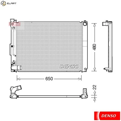 RADIATOR ENGINE COOLING DRM51012 FOR LEXUS 1MZ-FE 3.0L 6cyl RX - Image 1 of 4
