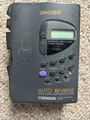 Koss модель PP105 AM/FM стерео радио кассетный плеер - Изображение 1 из 4