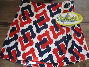 Vtg 70s Retro NIP SCOOTER Mini Skirt/Skort/Shorts 100% Cotton Japan Sz 25" Waist - Picture 1 of 4