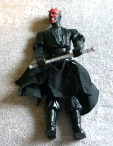 STAR WARS EPISODE 1 TALKING ELECTRONIC DARTH MAUL MOVIE SOUNDS BATTLE ACTION - Picture 1 of 1