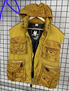 Vintage JET SET Luxus Nylon Multi Pocket Weste Gr. 3 M - Bild 1 von 11