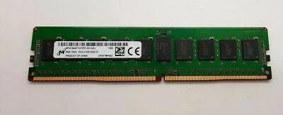 Micron 8GB MTA18ASF1G72PZ-2G1A2 PC4-2133P DDR4 ECC Server Memory - Image 1 of 4