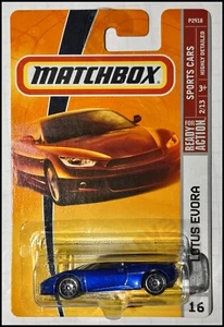 Matchbox Blue Lotus Evora #16 - Picture 1 of 1