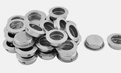 2x Sliding Door Handle Handles Stainless Steel Flat Plane Recessed Flush 35mm UK - Image 1 of 4