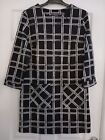 box 987 ladies  dress new tags primark size 10 black white tunic long sleeved 
