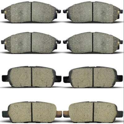 Front Rear Ceramic Brake Pads For 2013 2012 2011-2009 Infiniti G37 AWD Sedan Foto 1 de 4