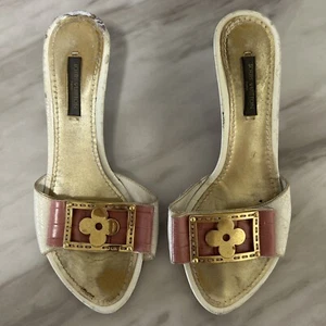 Louis Vuitton Women’s Sandals Size 35.5 💯Authentic - Picture 1 of 12