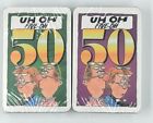 Vintage Uh Oh Five-Oh 50th Anniversary Playing Cards NEW and SEALED 