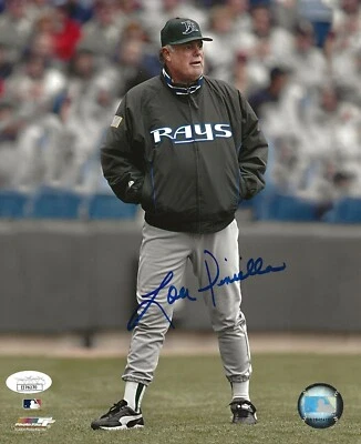 Lou Piniella signed Tampa Bay Devil Rays 8x10 photo autographed JSA - Image 1 of 2
