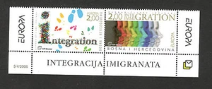 BOSNIA-CROACIA -MNH** JUEGO-EUROPA CEPT-2006. - Imagen 1 de 2