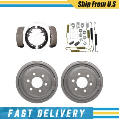 Se adapta a Dodge Dakota 1999-Raybestos tambores traseros zapatas de freno y kit de resorte de herrajes Foto 1 de 4