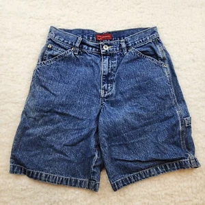 Arizona Jean Denim Shorts Boy 10 Husky Cargo Hammer Hook Summer Cotton - Picture 1 of 9