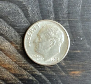 1964-P Roosevelt Dime ~ 90% Silver ~ Circulated U.S. Coin - Picture 1 of 2