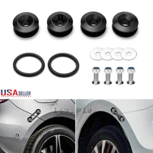 Aluminum JDM Quick Release Fasteners Bumper For Car Trunk Fender Hatch Lids Kit - Picture 1 of 11