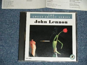 JOHN LENNON BEATLES Japan Only 1991 NM CD THE GREAT ARTIST SERIES - Picture 1 of 6